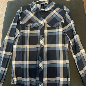 Black Diamond Button Up Large